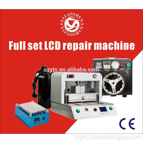 Full Set mobile phone LCD repair Machine OCA lamination machine for all mobile phone LCD Glass Refurbishing from Start to end